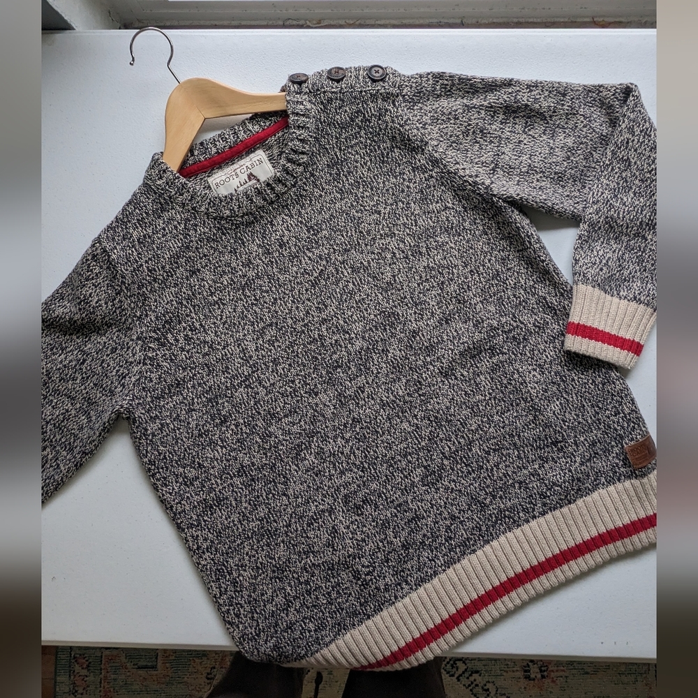 Roots Cabin crewneck sweater XL